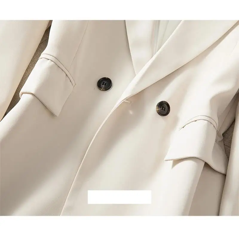 High End Office Professional Women's Blazer Pants 2-Piece Set Fall Fashion Long Female Jacket Over Business Suit Casual Trousers - Image 5